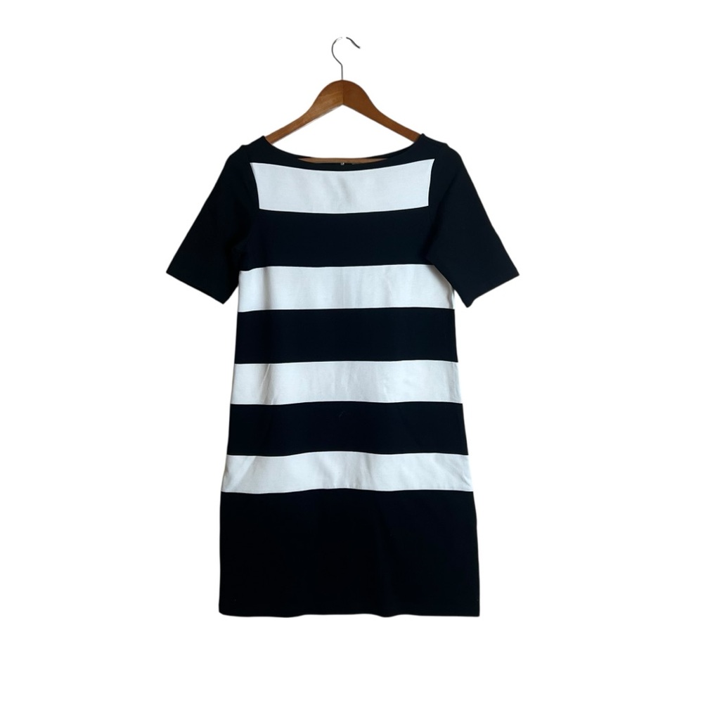 Tristan black & white striped‎ dress. Size small